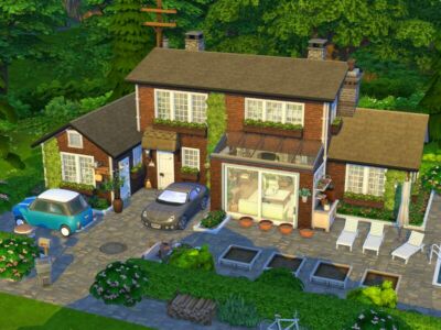 Hampshire Cottage – NO CC By Flubs79 Sims 4 CC