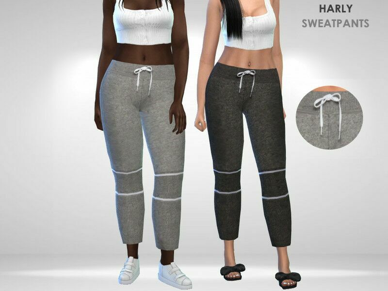 Harly Sweatpants By Puresim Sims 4 CC