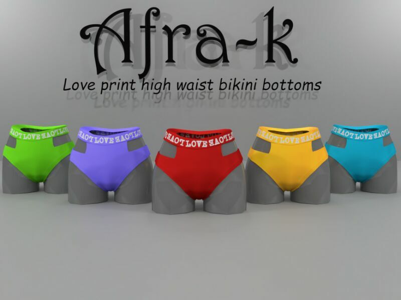 sims 4 cc high waist bikini bottoms by akaysims 2