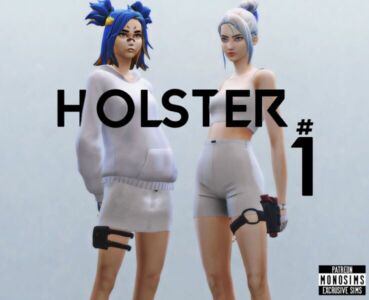 Holster Pack #1 By Monosims Sims 4 CC