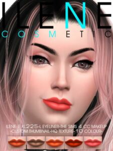 Ilene_E KL225-L Lipstick By Ilene Sims 4 CC