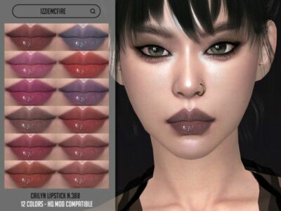 IMF Cailyn Lipstick N.388 By Izziemcfire Sims 4 CC