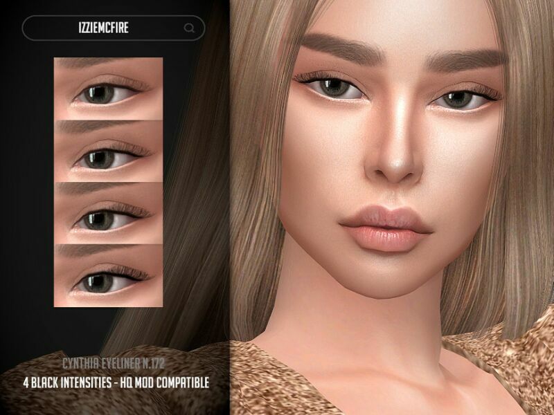 IMF Cynthia Eyeliner N.172 By Izziemcfire Sims 4 CC