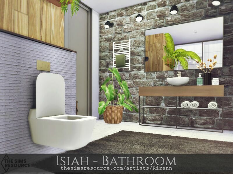 sims 4 cc isiah bathroom tsr cc only by rirann 5