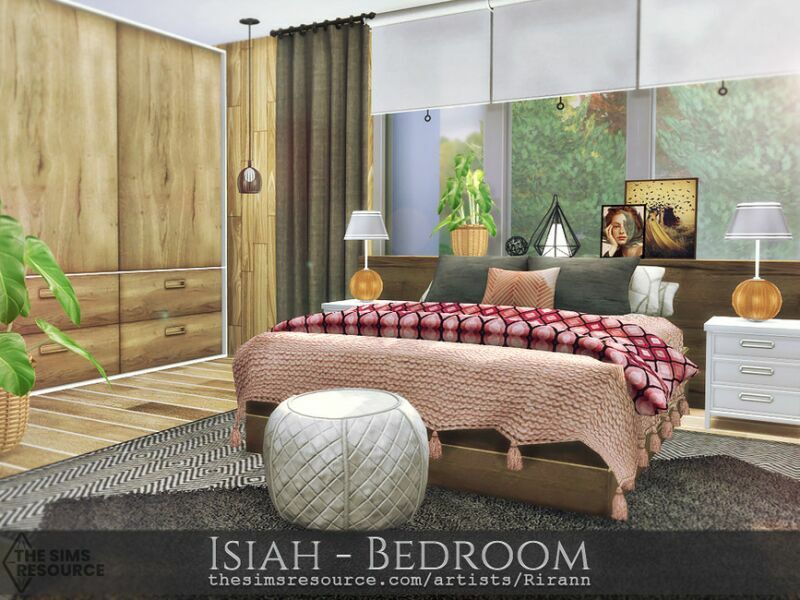 sims 4 cc isiah bedroom tsr cc only by rirann 3