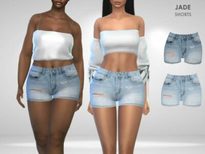 Jade Shorts By Puresim Sims 4 CC