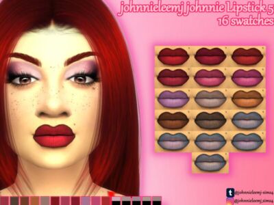 Johnnieleemj Johnnie Lipstick 5 By Johnnieleemj Sims 4 CC