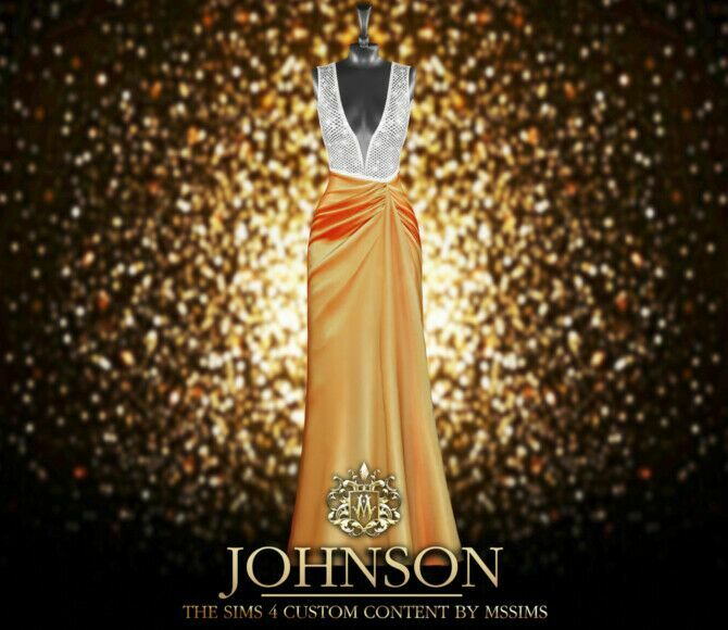 Johnson Gown By Mssims Sims 4 CC