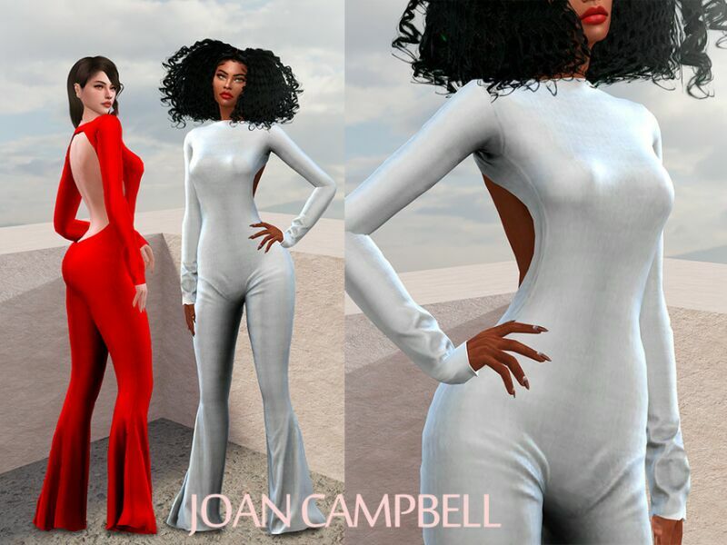 Julieta Jumpsuit Sims 4 CC