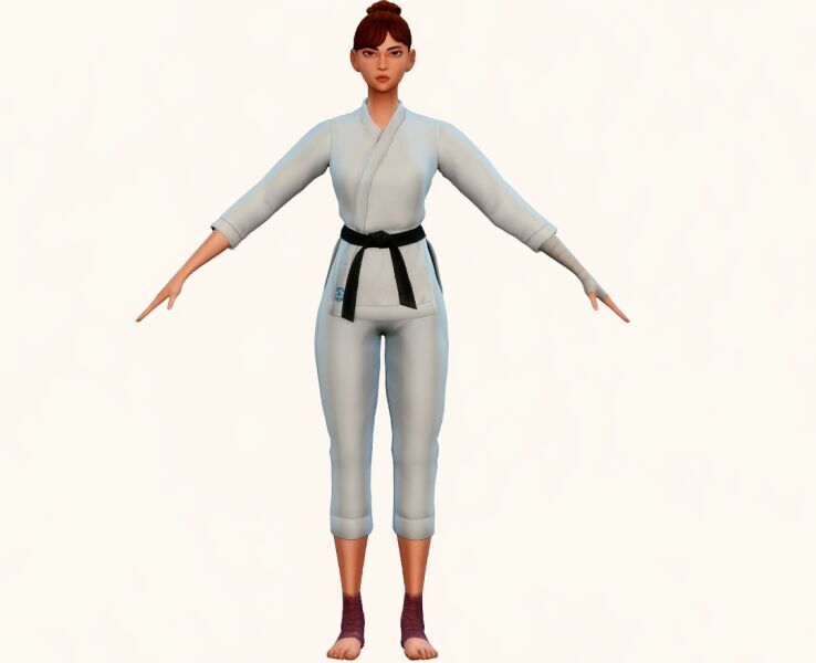 sims 4 cc karate cc set by monosims 3