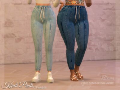 Kindi Pants By Dissia Sims 4 CC