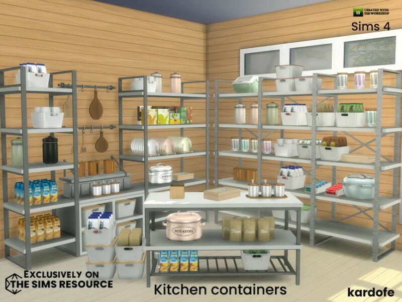 sims 4 cc kitchen containers by kardofe 6