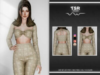 Knit SET-257 (TOP) BD776 By Busra-Tr Sims 4 CC