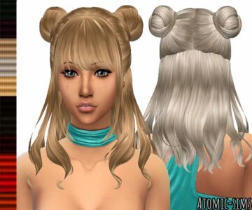 Kotehoksims Hair 68 Starlight Hair Retexture (Mesh Needed) By Atomic-Sims Sims 4 CC