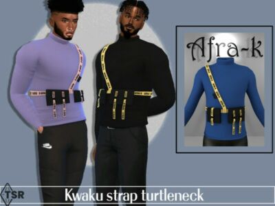 Kwaku Strap Turtleneck By Akaysims Sims 4 CC