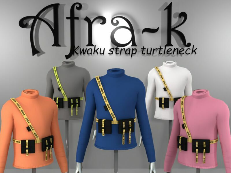 sims 4 cc kwaku strap turtleneck by akaysims 2