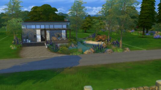 Lakeside Mini Home Sims 4 CC