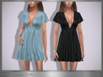 Lana Dress. By Pipco Sims 4 CC