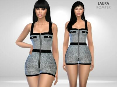 Laura Romper By Puresim Sims 4 CC