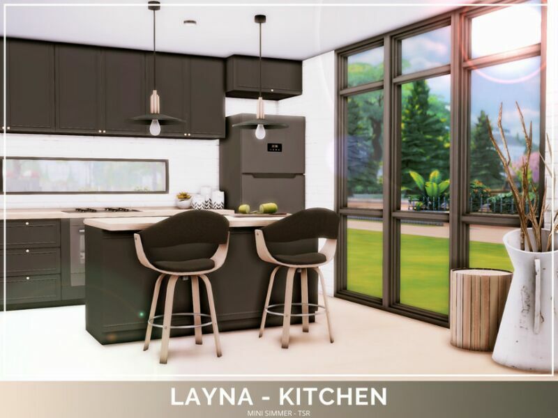 sims 4 cc layna kitchen 2