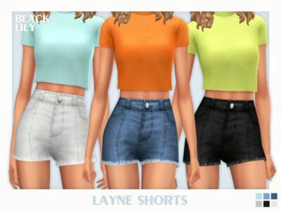 Layne Shorts Sims 4 CC