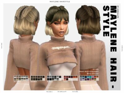 Leahlillith Maylene Hairstyle Sims 4 CC