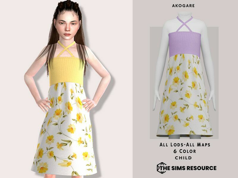 Leanna Dress / Everyday Sims 4 CC