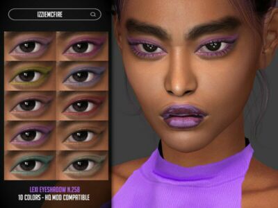 Lexi Eyeshadow N.258 By Izziemcfire Sims 4 CC