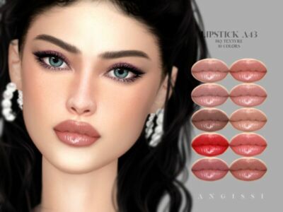 Lipstick A43 By Angissi Sims 4 CC