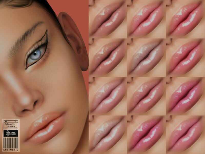 Lipstick | N57 By Cosimetic Sims 4 CC