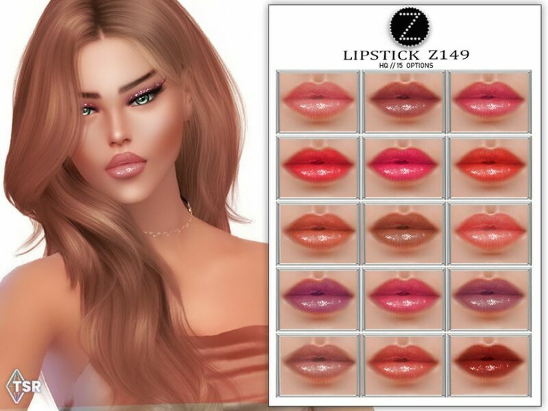 Lipstick Z146 By Zenx Sims 4 CC