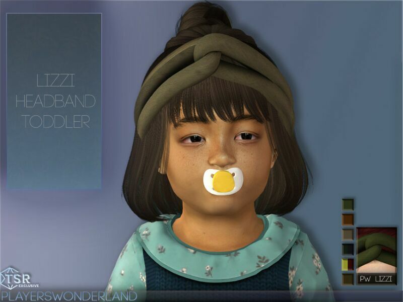 Lizzi Headband Toddler By Playerswonderland Sims 4 CC