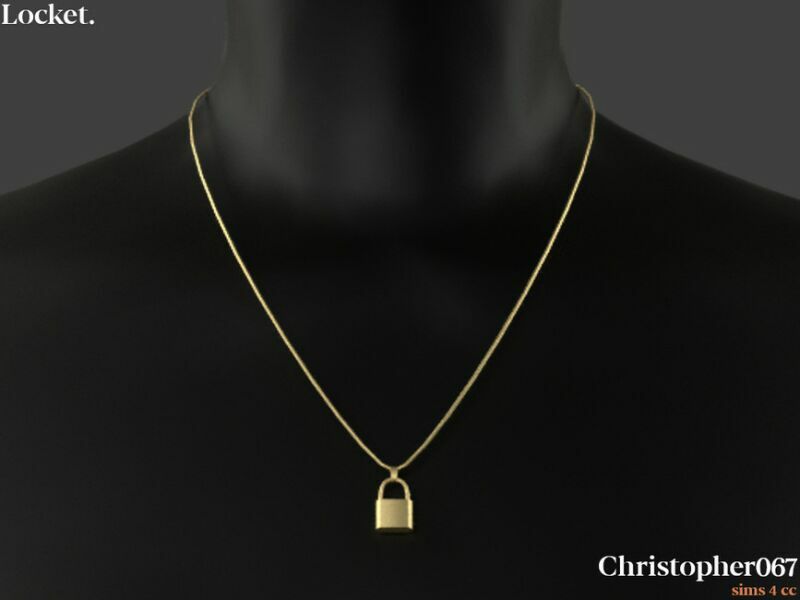 sims 4 cc locket necklace by christopher067 3