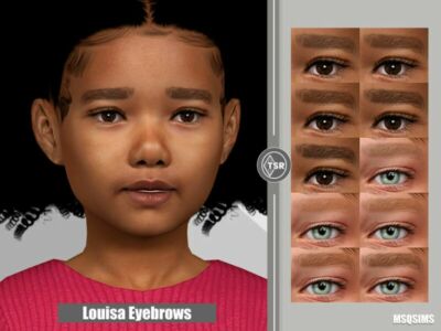 Louisa Eyebrows By Msqsims Sims 4 CC