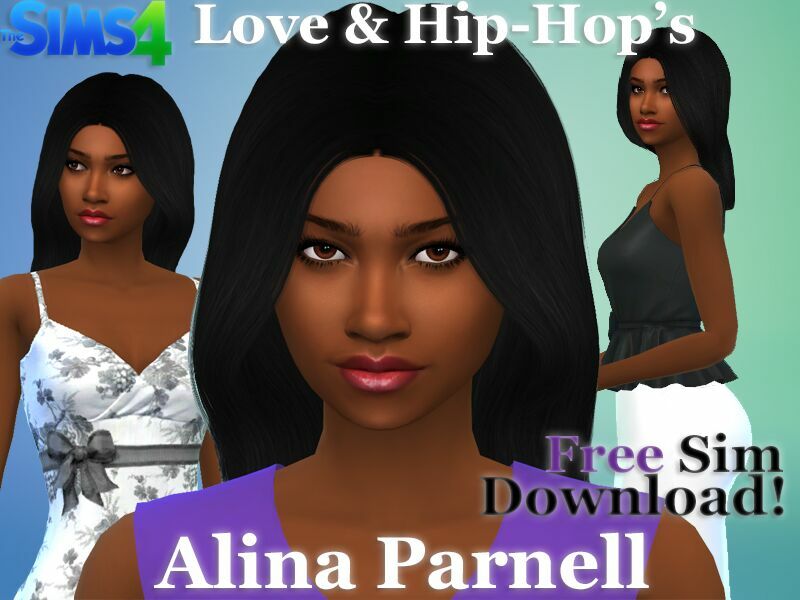 Love & Hip-Hop’S Alina Parnell Free SIM Download By VTK Sims 4 CC