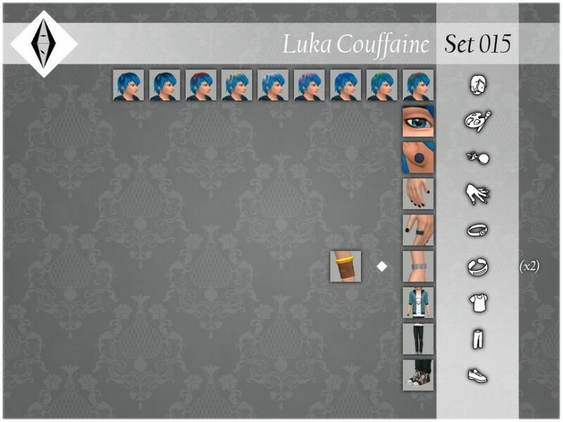 sims 4 cc luka couffaine set015 by aleniksimmer 2