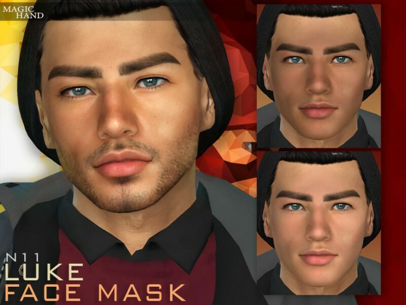 Luke Face Mask N11 [Patreon] By Magichand Sims 4 CC