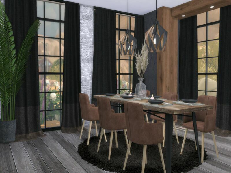 sims 4 cc lyra dining room by suzz86 2