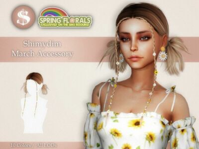 March Hair Accessory By Shimydim Sims 4 CC