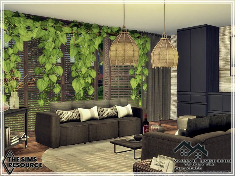 sims 4 cc marisa ii living room cc only tsr by marychabb 2