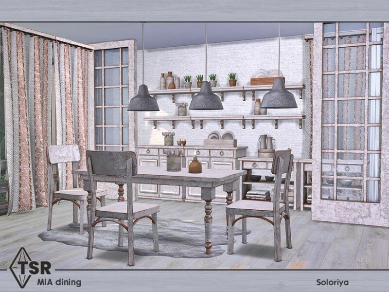 MIA Dining By Soloriya Sims 4 CC