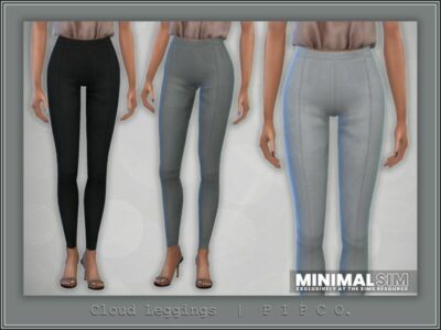 Minimalsim – Cloud Leggings. By Pipco Sims 4 CC