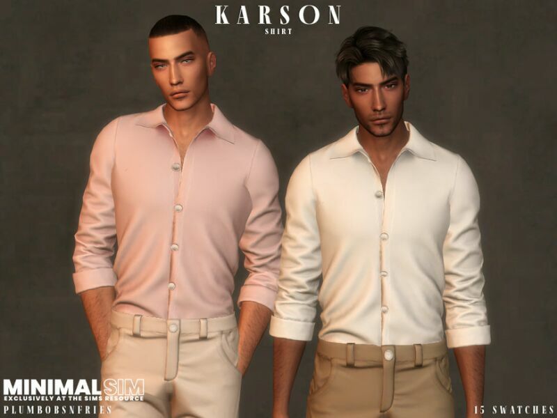 Minimalsim – Karson | Shirt Sims 4 CC