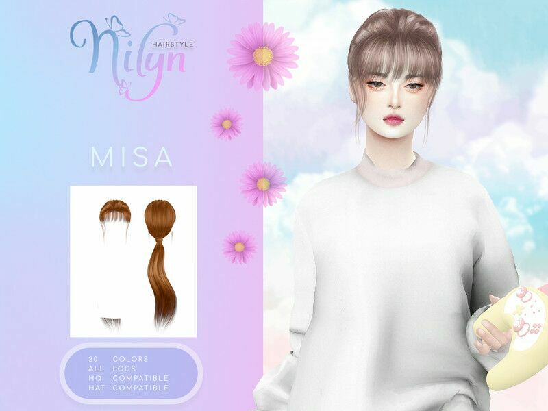 Misa Hair Sims 4 CC