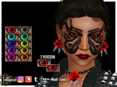 Moth Eyes By Evilquinzel Sims 4 CC