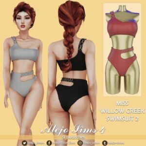 MWC Swimsuit 2 Sims 4 CC