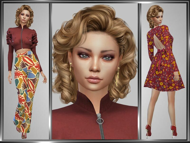 Mylene Maine By Trasras Sims 4 CC