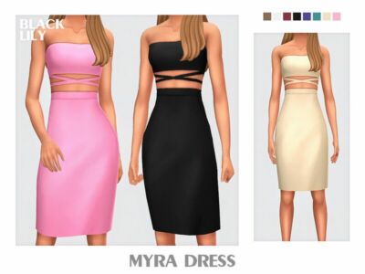 Myra Dress Sims 4 CC