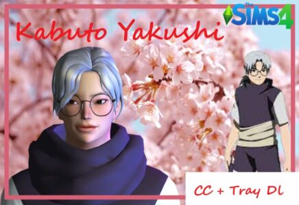 Naruto: Kabuto Yakushi SIM By Laurensims Sims 4 CC