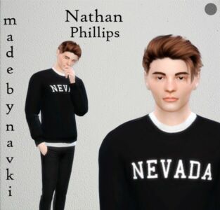 Nathan Phillips By Navki Sims 4 CC